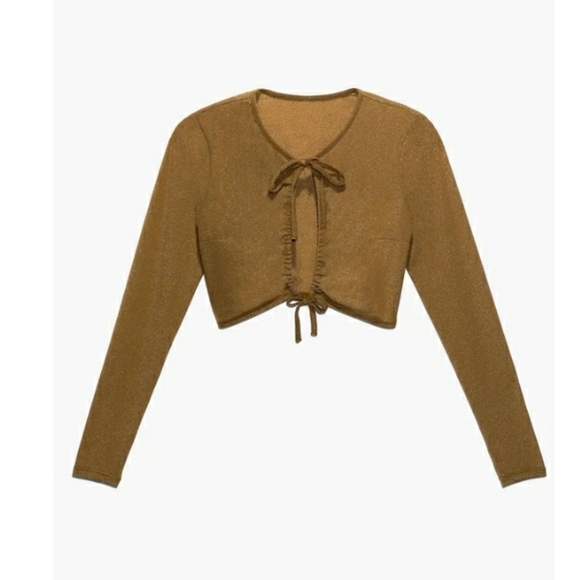 Savage X Fenty LS Crop Top Sz Small - Picture 4 of 6